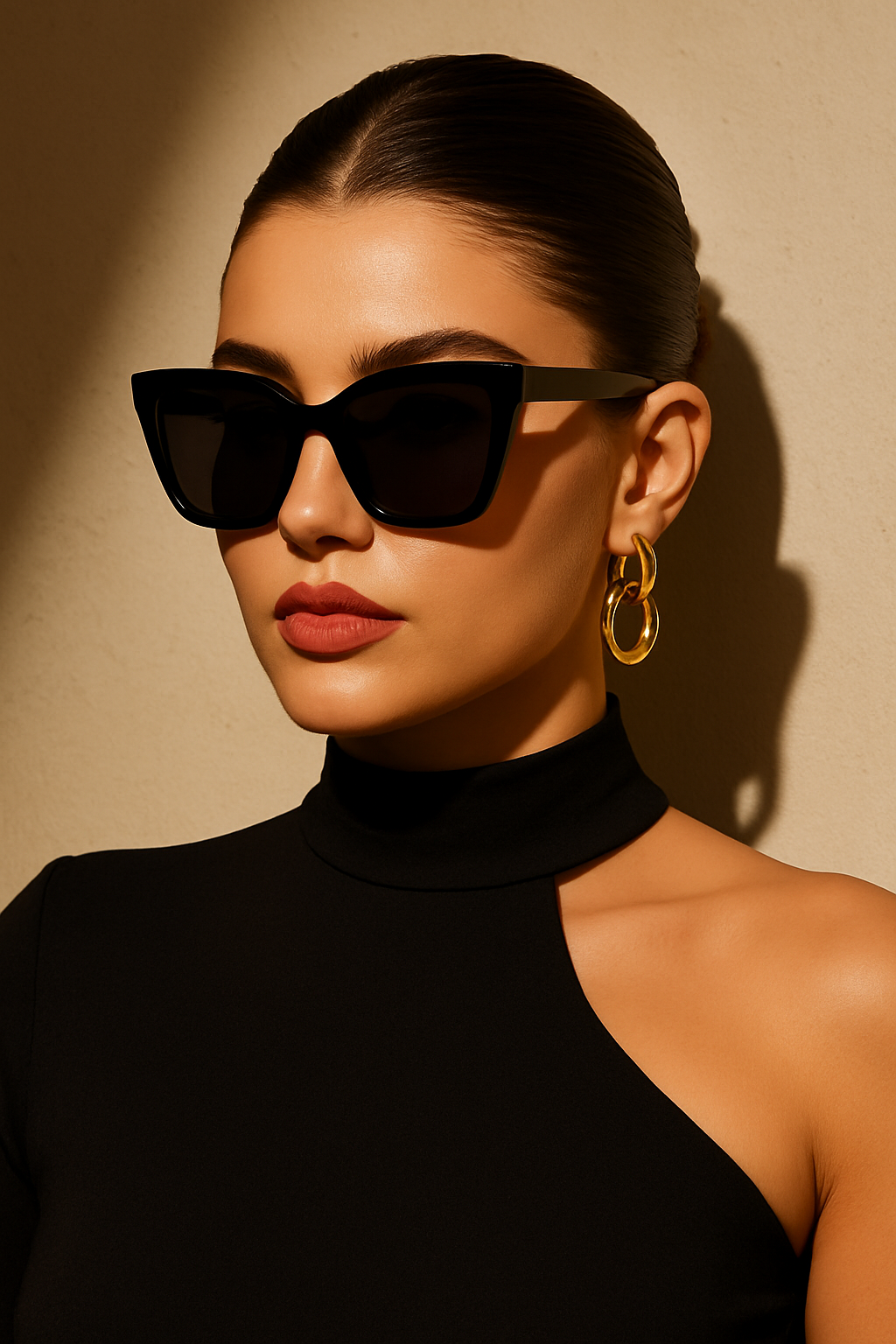 Elvano Y2K Cat Eye Solglasögon – 1/2-pack Unisex, Trendig Vardagsaccessoar